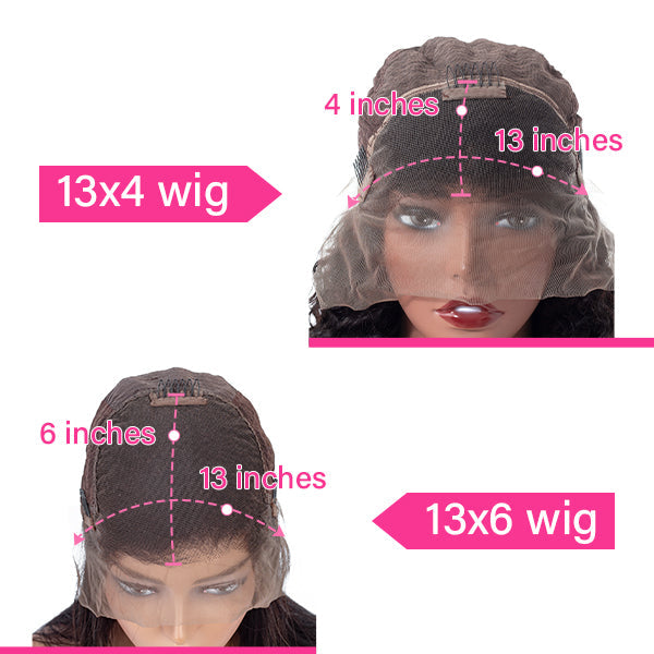 Pre Bleached Knots Straight HD 13x4 13x6 Lace Front Human Hair Wigs - reshine