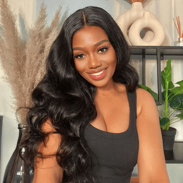 Reshine Bleached Knots Body Wave 13x6 13x4 HD Lace Front Human Hair Wigs - reshine