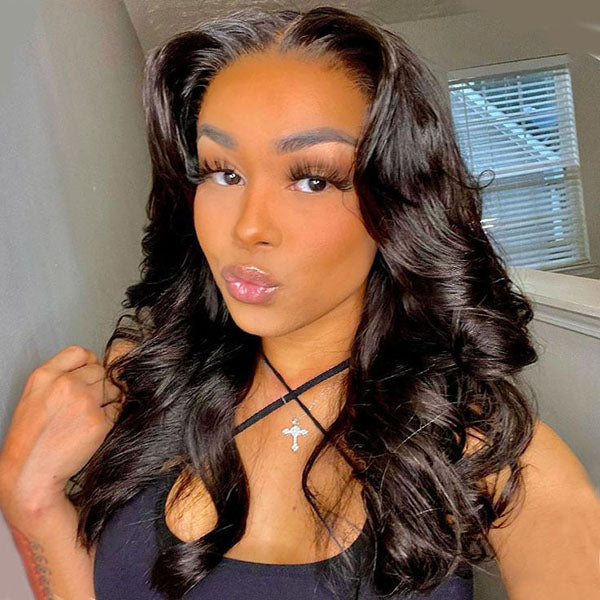 Reshine Bleached Knots Body Wave 13x6 13x4 HD Lace Front Human Hair Wigs - reshine