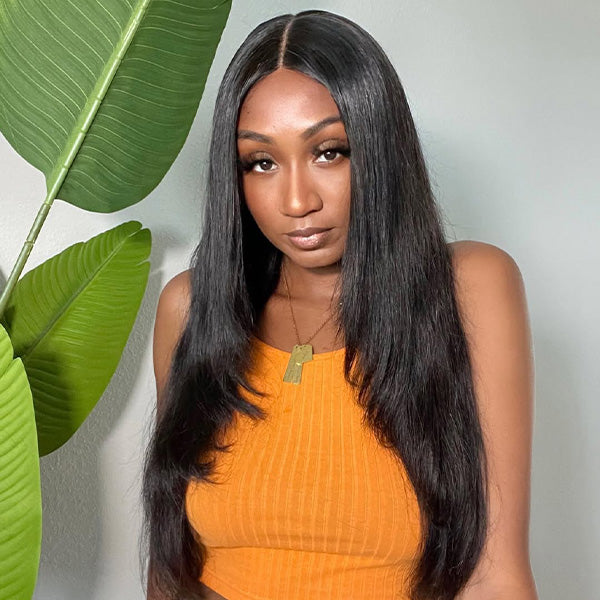 Layered Cut Straight Lace Wig Pre Cut 9x6 7x5 HD Lace Wear Go Glueless Wigs For Black Women - reshine