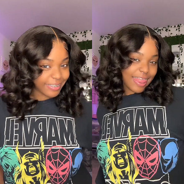 Sara Same Ocean Wave Wear Go Guleless Wigs Pre-cut HD Lace Wig Natural Hairline - reshine