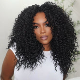 Bleached Knots Afro Curly Hair HD Lace Closure Wigs 4x4 5x5 Lace Wigs For Women - reshine