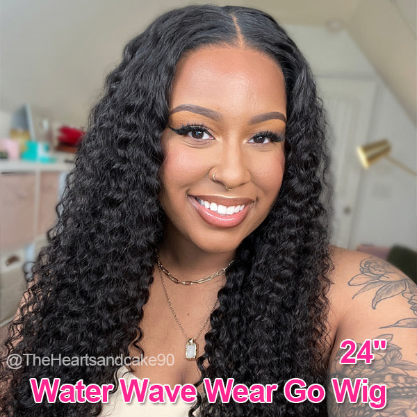 Real Glueless 4x6 HD Lace Curly Hair Wigs Wear and Go Wigs 180% Density