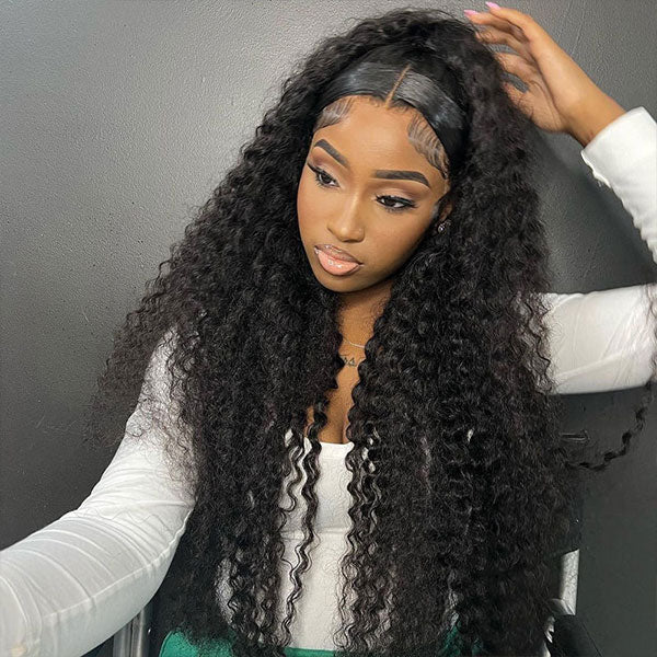 Deep Wave 360 Fit Wear Go Glueless Wigs All Head Fit Human Hair Wigs For Women - reshine