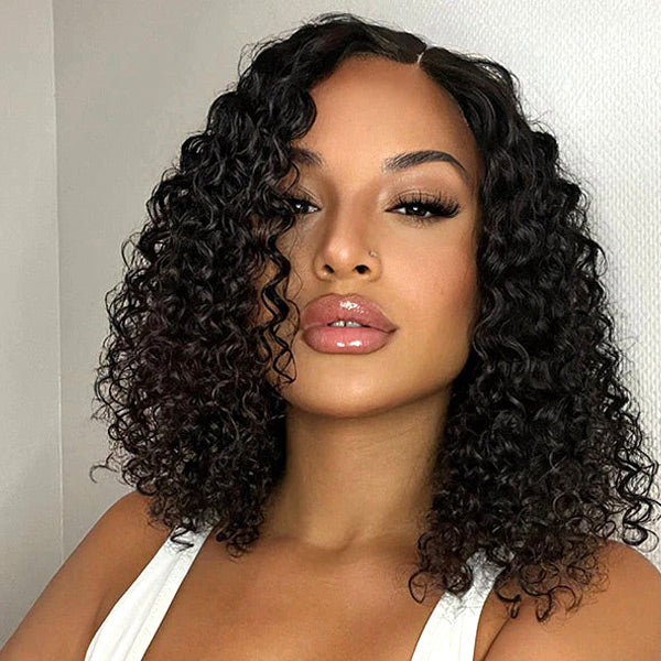 Lynee Recommend Short Bob Deep Wave Glueless Wear Go Wigs 4x6 Pre-cut HD Lace Closure Wigs - reshine