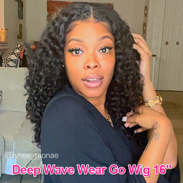 Lynee Recommend Short Bob Deep Wave Glueless Wear Go Wigs 4x6 Pre-cut HD Lace Closure Wigs - reshine