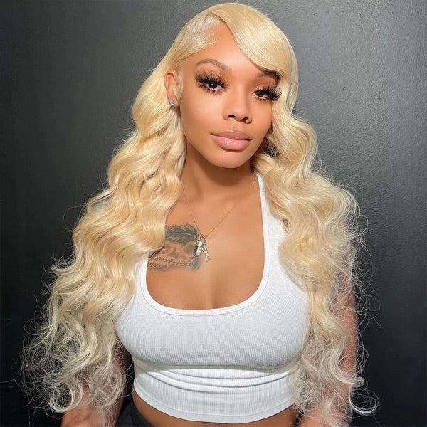 613 Honey Blonde Body Wave Wear Go Wigs Ready To Wear Glueless Wigs Pre-cut HD Lace - reshine
