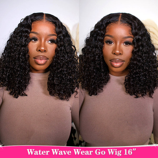 Curly Hair Wear And Go Wigs Short Bob Hair HD Lace Wigs Glueless Ready To Wear Wig - reshine