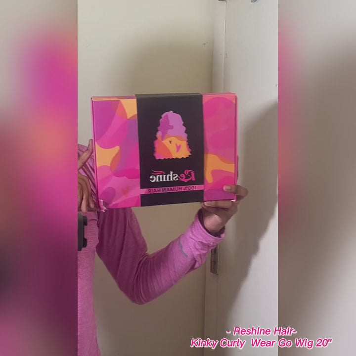 Bratsh.t Same Style Kinky Curly Glueless Human Hair Wigs HD Lace Closure Wear And Go Wigs