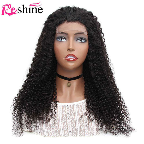 4x4 lace closure wig kinky curly human hair wigs