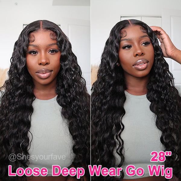 Loose Deep Glueless Wear Go Wigs
