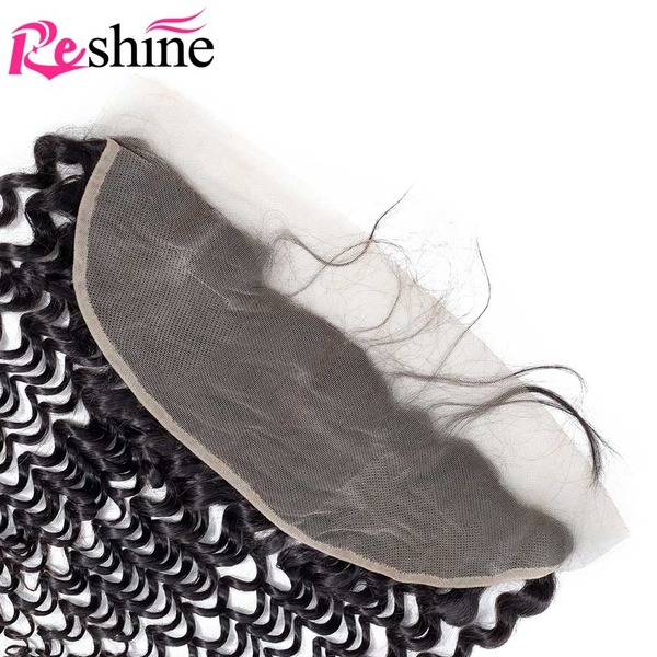Reshine Hair Water Wave Bundle With Frontal Affordable 13x4 Frontal Closure With Bundles - reshine