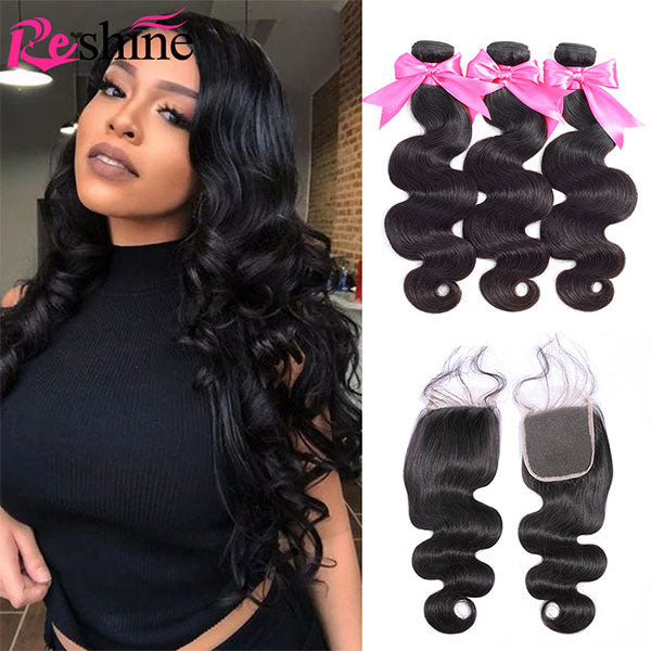 body wave bundles with lace closure