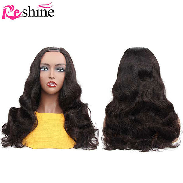 body wave u part wig