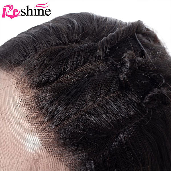 cheap middle part human hair wigs