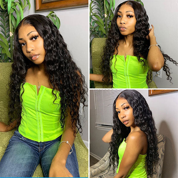 cheap human hair wigs loose deep wave hair