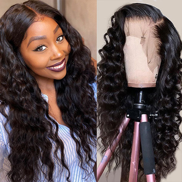 cheap human hair wigs loose deep wave hair