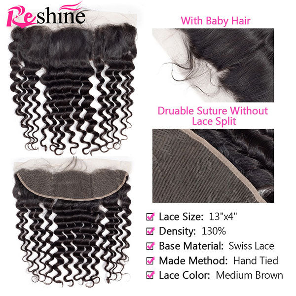 deep wave hair frontal closure