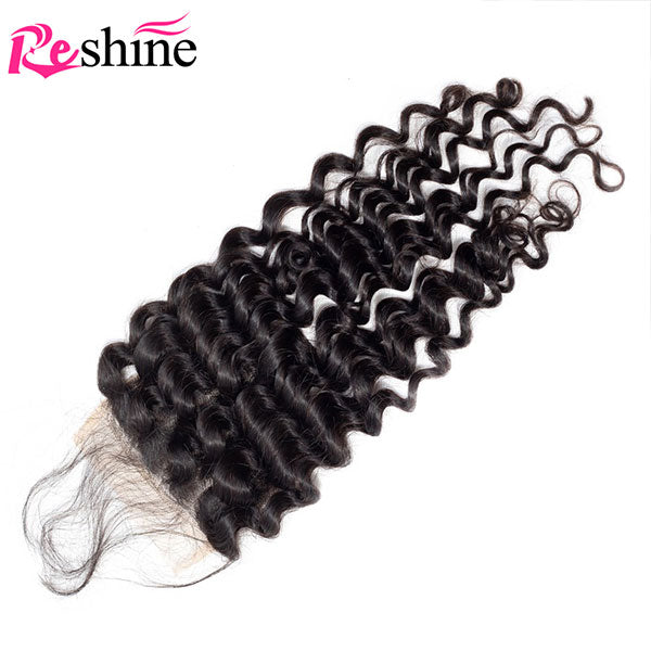 deep wave curly hair lace closure