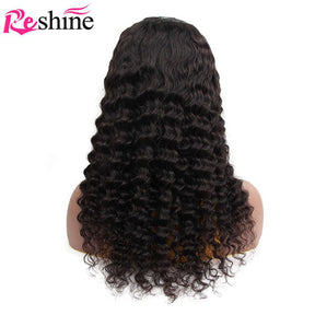 curly hair lace front wigs pre plucked with baby hair
