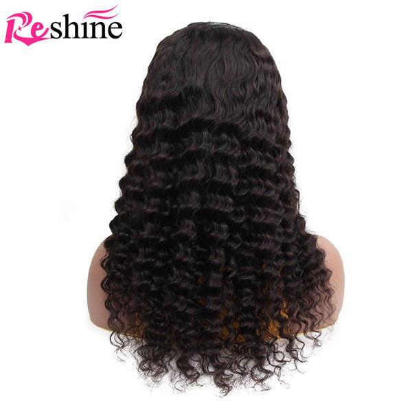 curly hair lace front wigs pre plucked with baby hair