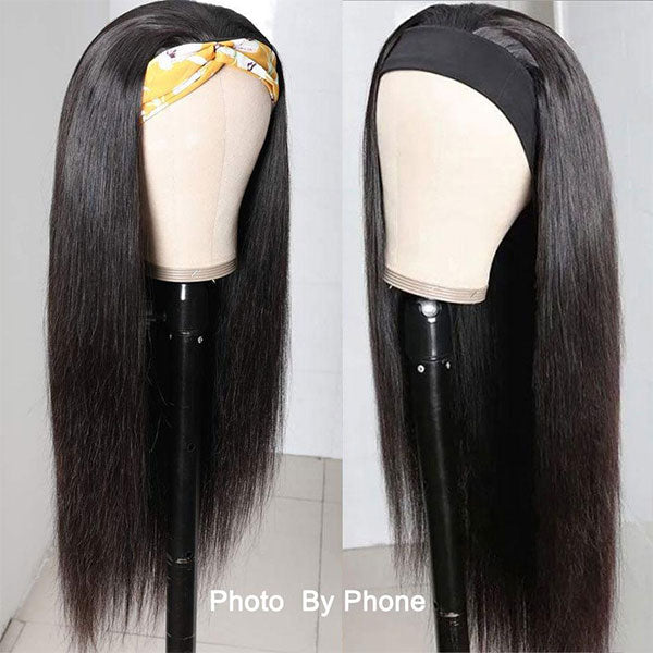 headband wig straight