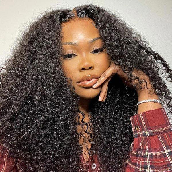 kinky curly lace front wigs