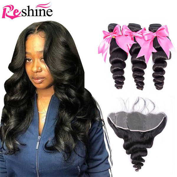 loose wave hair bundles with frontal