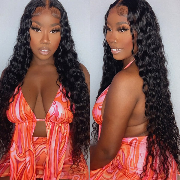 Cheap Loose Deep Wave Glueless Wear Go Wigs 4x6 HD Lace Closure Wigs - reshine