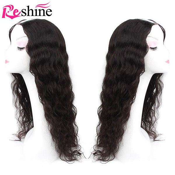 none lace human hair wigs loose deep wave hair