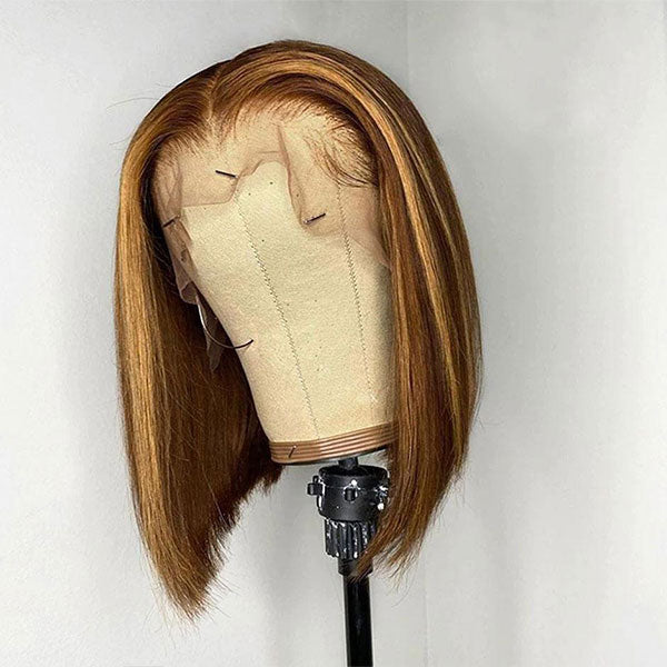ombre color short wigs for black women