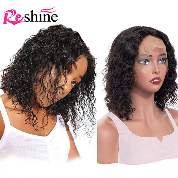 short bob wig water wave hair wigs