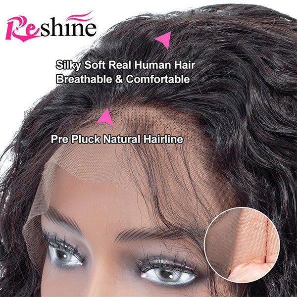 short bob wig water wave lace wigs