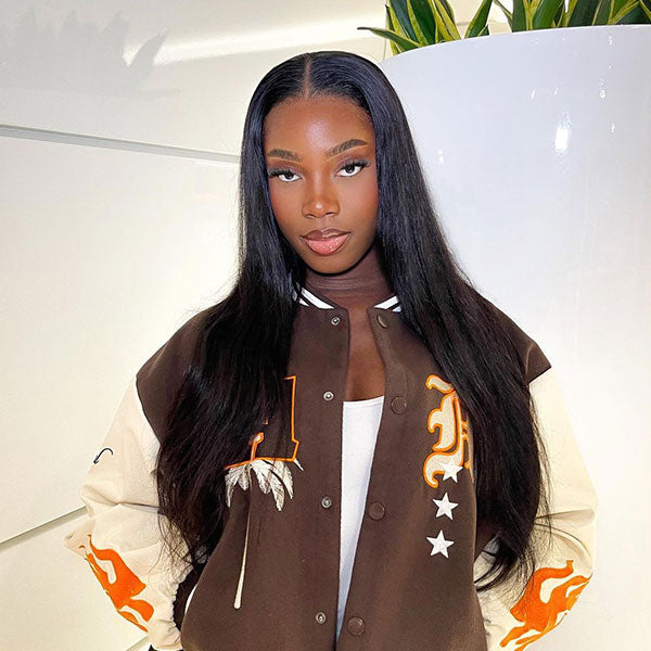 Kedlynedjedje Recommend Straight Glueless Human Hair Wigs Ready To Wear Wigs 26inch - reshine