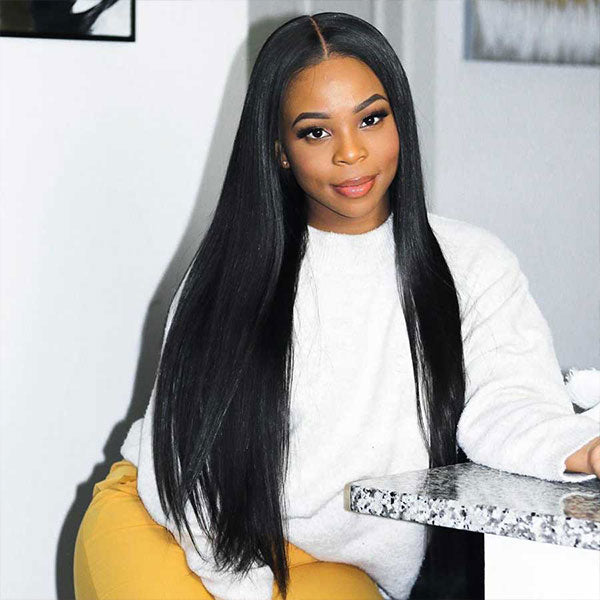 straight human hair wigs
