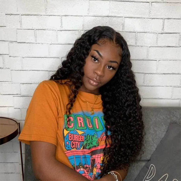 reshine hair water wave hair human hair wigs hd lace front wigs for black women