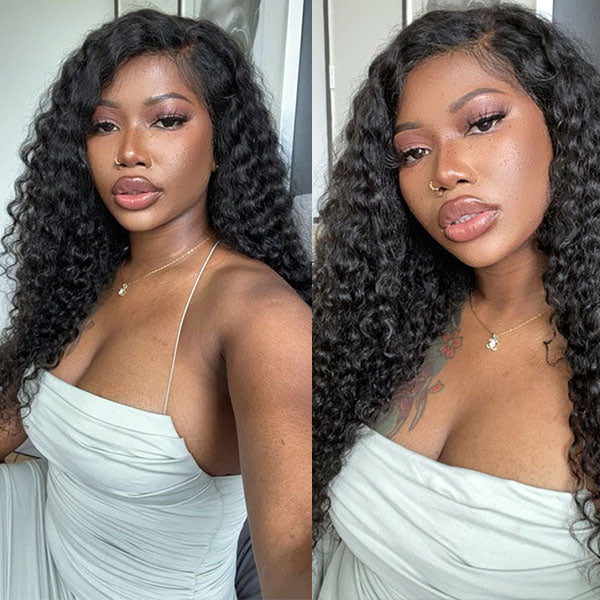 water curly hair human hair wigs hd lace wigs