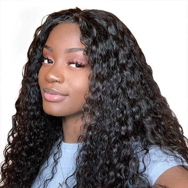 water wave human hair wigs