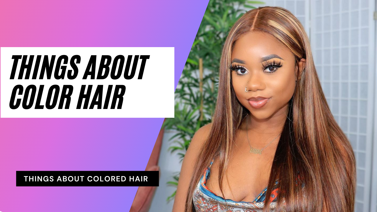 colored human hair wigs highlight color