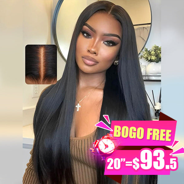 【BOGO] Reshine Straight Human Hair Wigs 13x4 Lace Front Wigs