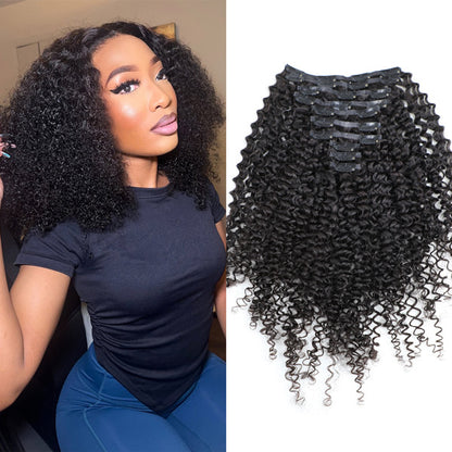 Straight Clip In Hair Extensions 7&10 Pieces/Set Remy Hair For Women - reshine