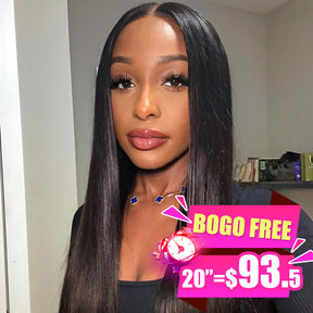 【BOGO] Reshine Straight Human Hair Wigs 13x4 Lace Front Wigs