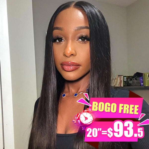 【BOGO] Reshine Straight Human Hair Wigs 13x4 Lace Front Wigs