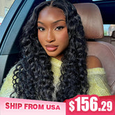 [24Hrs Fast Shipping] 250% Density Bleached Knots Deep Wave Glueless Wear Go Wigs 7x5 Pre-cut HD Lace Closure Wigs - reshine