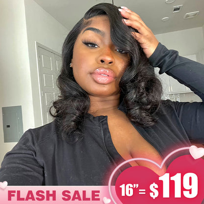 [Valentine's day] Sara Same Ocean Wave Wear Go Guleless Wigs Pre-cut HD Lace Wig Natural Hairline - reshine