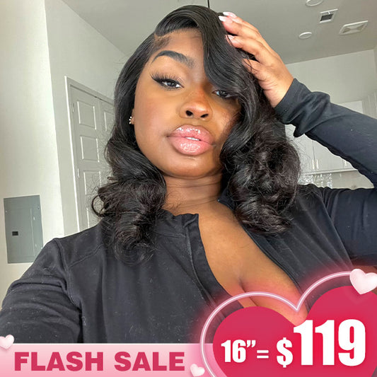 [Valentine's day] Sara Same Ocean Wave Wear Go Guleless Wigs Pre-cut HD Lace Wig Natural Hairline - reshine