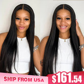 [24Hrs Fast Shipping] Straight Hair Wear Go Wigs 180% Density Pre-cut 4x6 HD Lace Glueless Wigs