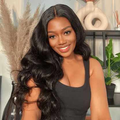 Reshine Bleached Knots Body Wave 13x6 13x4 HD Lace Front Human Hair Wigs - reshine