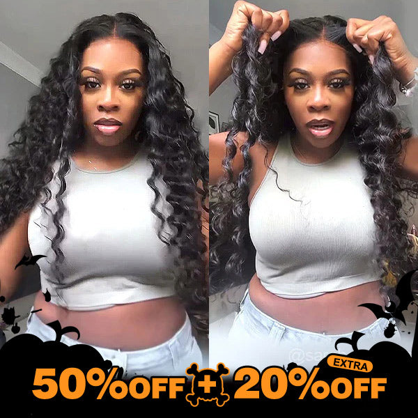 Sara Same Loose Deep Wave Glueless Wear Go Wigs 4x6 Pre-cut HD Lace Closure Wigs