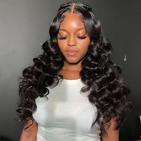 [Clearance Sale]Bleached Knot Loose Wave Wear Go Guleless Wigs Pre-cut 7x5  HD Lace Wig Natural Hairline - reshine